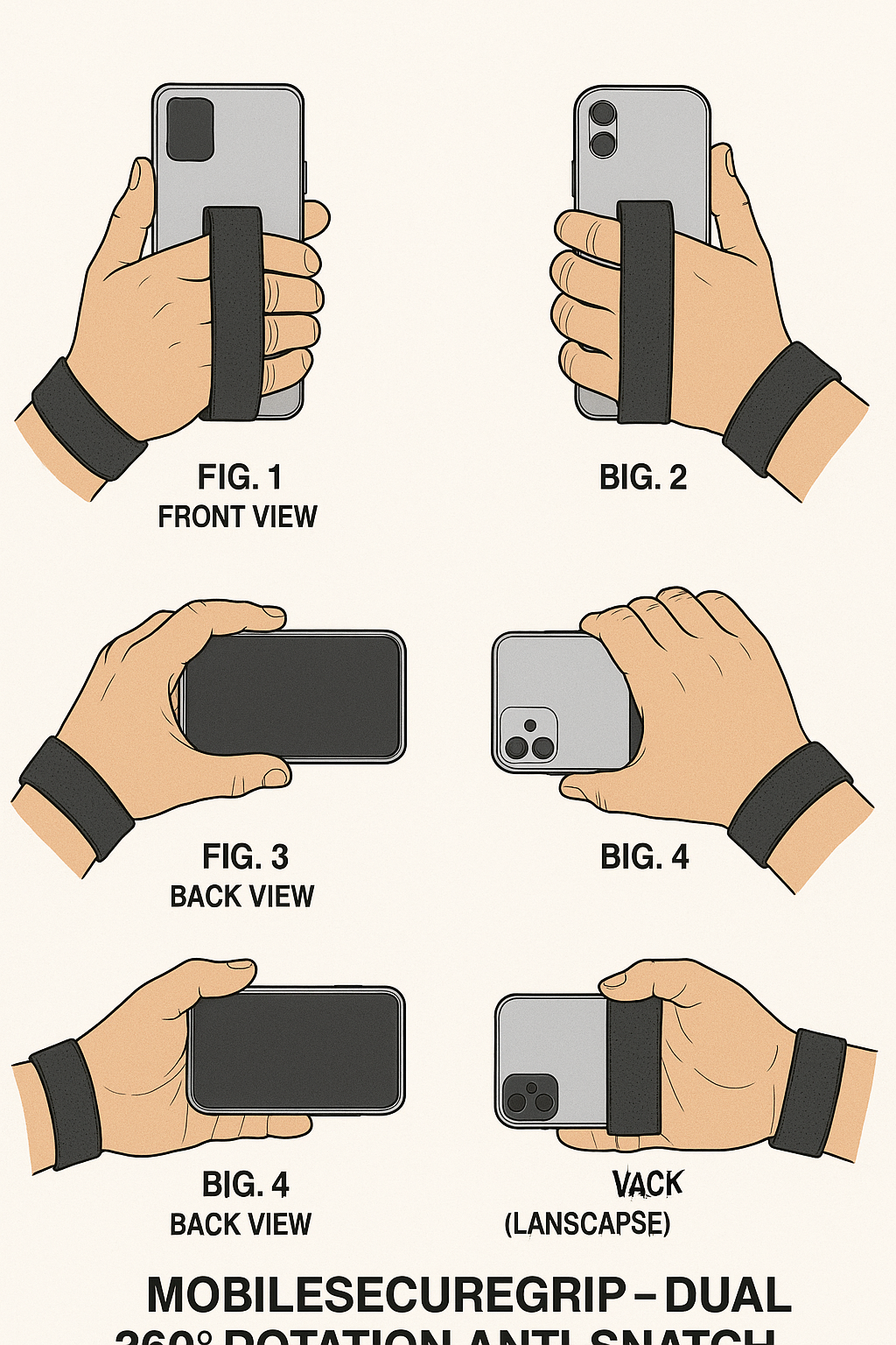 Mobile Secure Grip Protect Your Phone from Snatch Theft – Instantly
