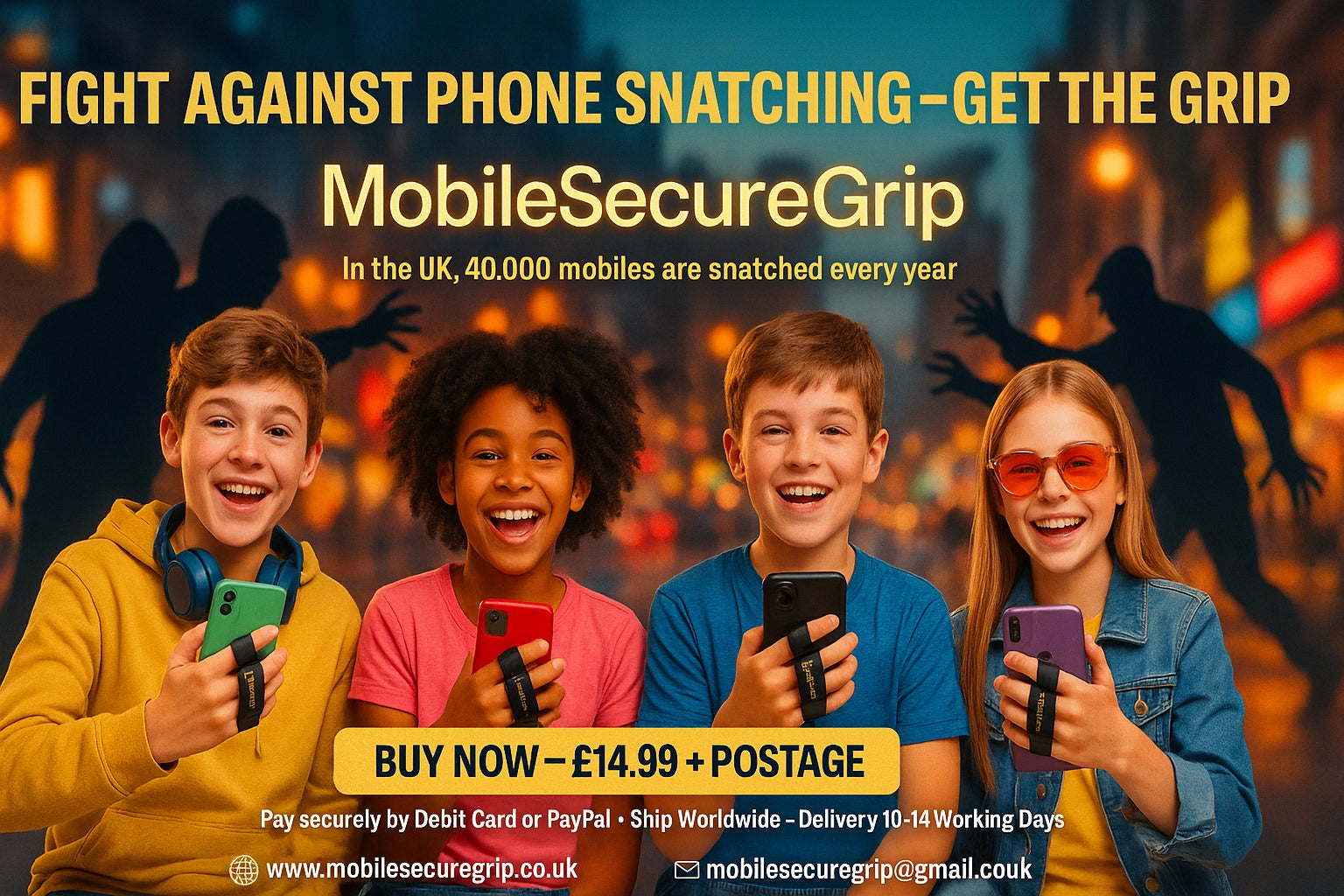 Mobile Secure Grip Protect Your Phone from Snatch Theft – Instantly